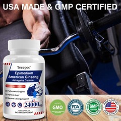 Male Enhancement, Male Supplement, Sex Capsules with Epimedium, American Ginseng