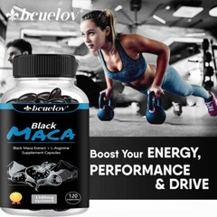 Black Maca 1500 Mg Capsules – Supports Energy, Stamina, Performance And Drive