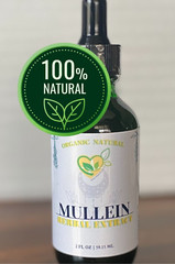 Mullein Leaf Non-Alcohol Extract Natural Liquid Drops 2 OZ Bottle Lungs Breath