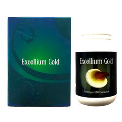 Gano Excel Excellium Gold Ganoderma Lucidum Reishi Mushroom 100 Capsules