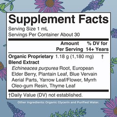 MARYRUTH’S Lymphatic Support Liquid Drops USDA Organic | 1 Fl Oz (Pack of 1)