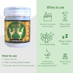 Twin Swan Traditional Thai Herbal Inhaler for Stuffy Nose Dizziness Head Relief