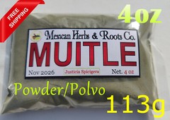 Muitle or muicle herbal tea 4oz muitle en polvo/powder muitle te herbal