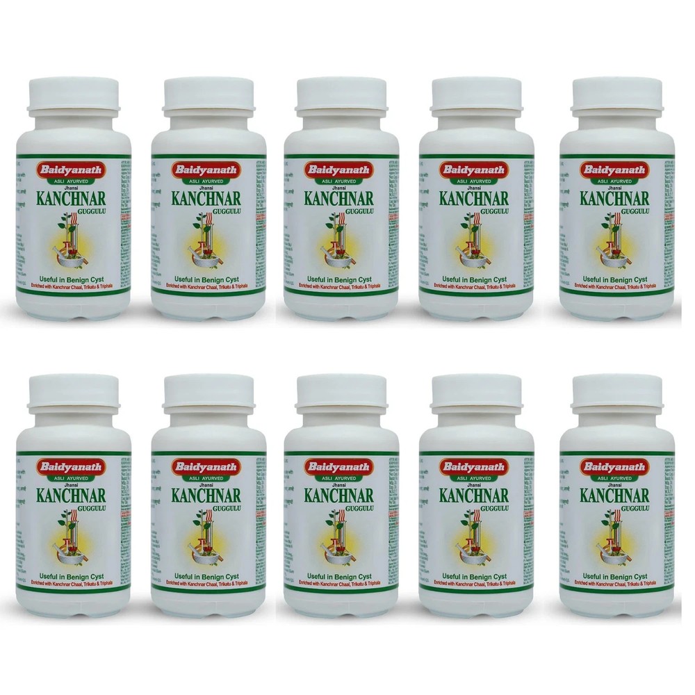 10 X Kanchanar Guggulu – 80 Tablets Each BEST PRICE