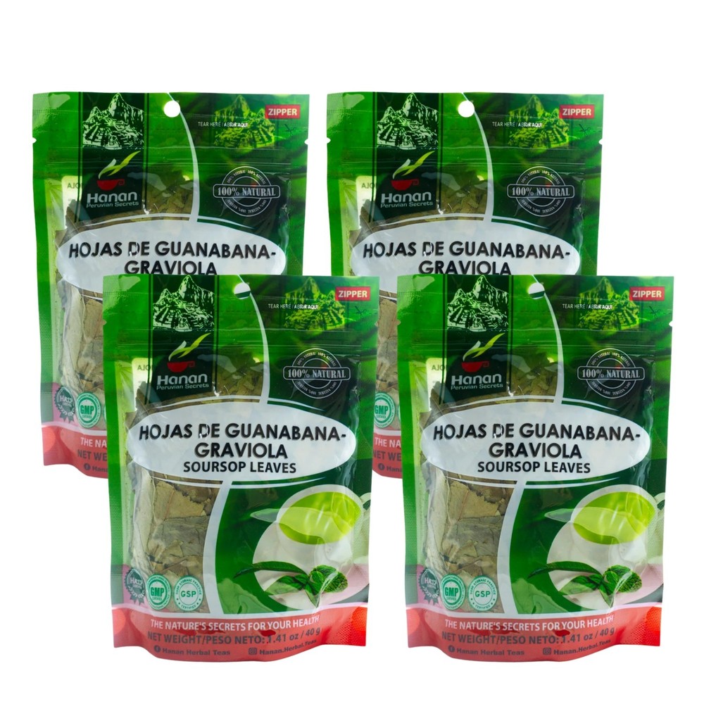 Graviola Loose Leaf Herbal Tea 1.4oz Soursop Leaves – Hojas De Guanaba from Peru