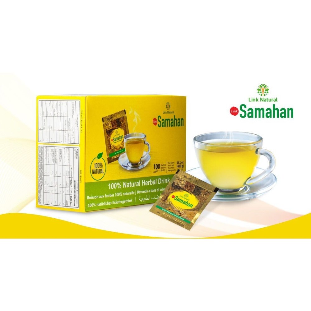 Link Samahan Instant Ayurveda 50 Packets Herbal Drink | Made In Sri Lanka