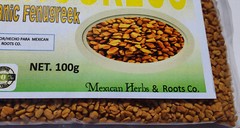Fenogreco Entero,semillas de fenogreco, Fenogreco organico, Fenugreek seeds 100g