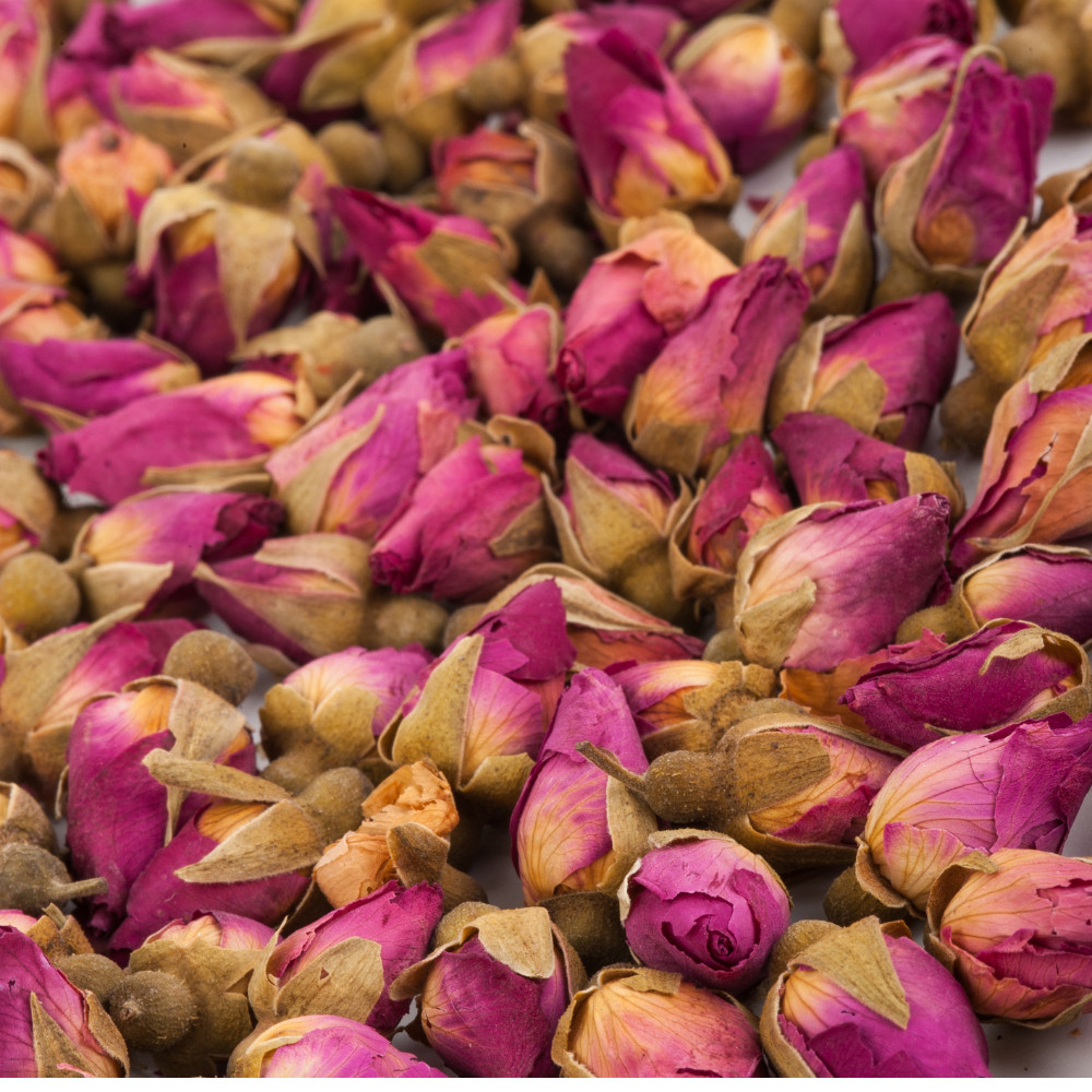 Rose Buds Whole Herbal Tea 1-32 oz Premium Dried Botanical Flowers