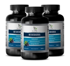 resveratrol capsules – RESVERATROL 1200mg – trans resveratrol powder 3 Bottles