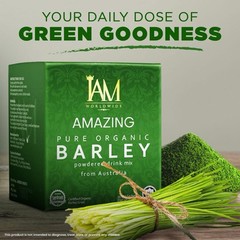IAM Amazing Pure Organic Barley 1 Box Exp 2028 New Packaging