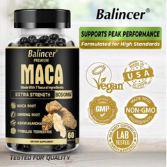 Organic Maca Root Capsules, 30 to 120 Capsules, Energy, Endurance & Performance