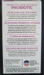 Vital Planet Flora Women 55+ Daily Shelf Stable 30 Caps Pro/prebiotics Exp 4/27