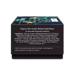 Kapiva Shilajit/Shilajeet Resin 20gm, Boost Muscle Growth & Stamina, 40 Servings