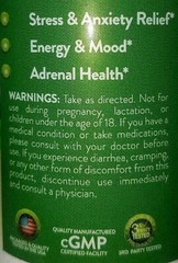 REDUCE ANXIETY ASHWAGANDHA 1300MG ORGANIC RELAXATION CALM NEW FREE SHIP