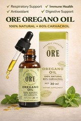 Oregano Oil Drops – 80% Carvacrol, All Natural Liquid Supplement Oregano Extract