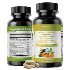 Menopause Support for Women &Black Cohosh Turmeric Supports Mood 120ct