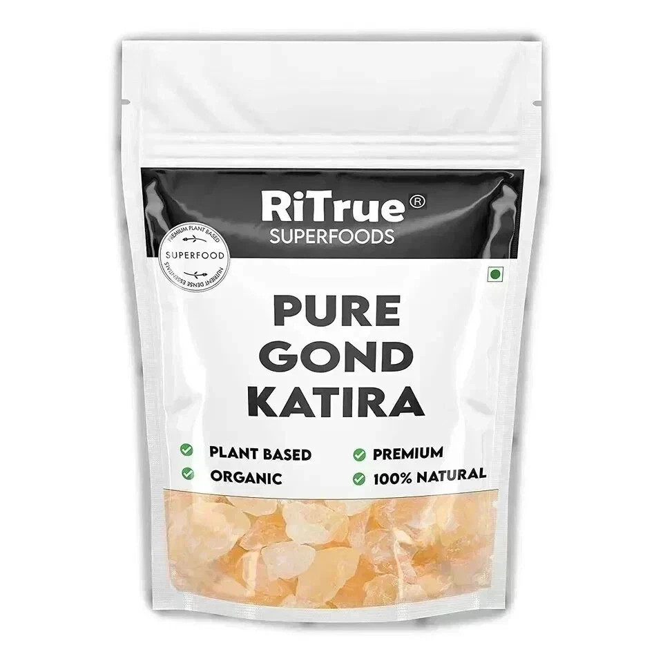 Pure Gond Katira (Tragacanth Gum) (Amazing Cooling Properties) – 50GM to 1000GM