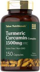 Turmeric Curcumin Capsules 1500mg Complex | 150 Count | Tahoe Nutritionals