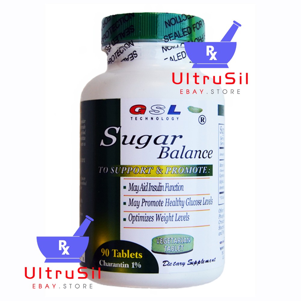 3 BOTTLEs GSL Technology Sugar Balance Diabetic Supplement 90 Tablets (NEW)