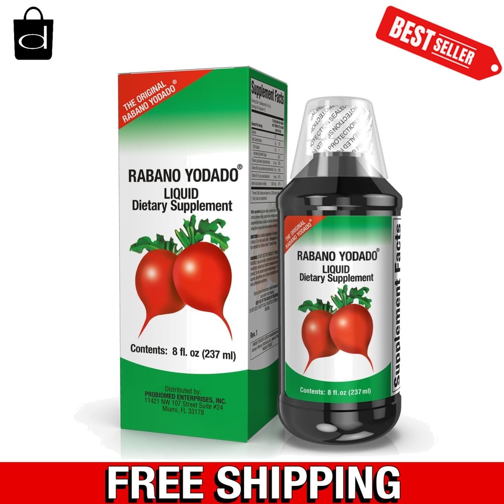 8 FL Oz Horseradish Extract Supplement for Energy & Thyroid Support – All Ages