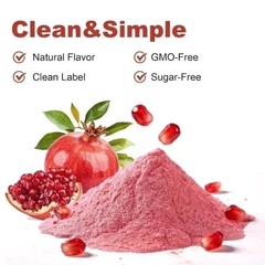 Organic Pomegranate Powder, Pure Pomegranate Juice Powder, Non GMO, Gluten Free