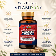 #1 Parasite Cleanse DETOX Liver Colon Yeast Blood support COLON CLEANSER FAST