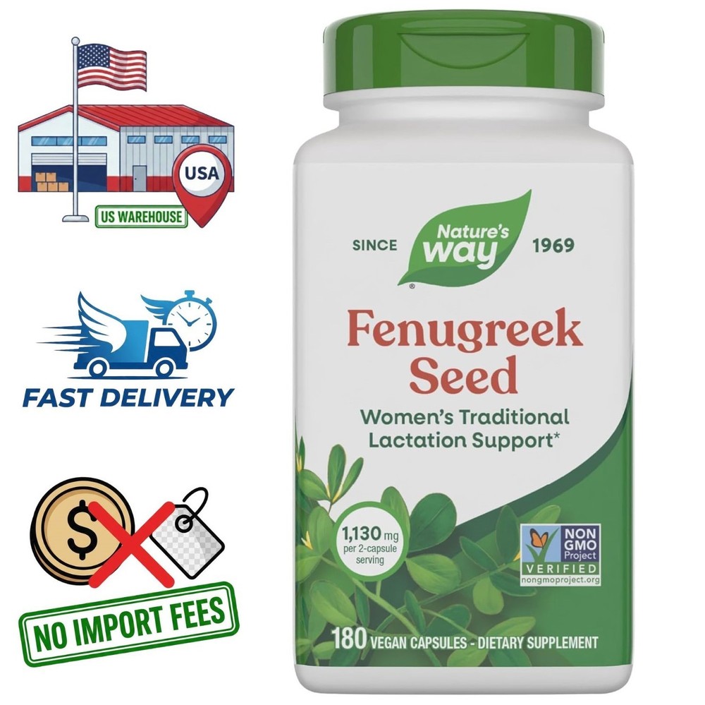 Fenugreek Extracto de Semilla en Polvo 1130mg 180 Cápsulas | 3 Meses