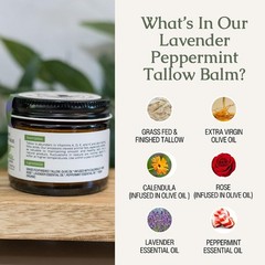 Hearth & Homestead Whipped Beef Tallow for Skin Lotion & Hand Moisturizer 1.3oz
