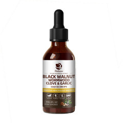 Parasite Cleanse Detox Drops Wormwood Black Walnut Clove Extract | Herbal Liquid
