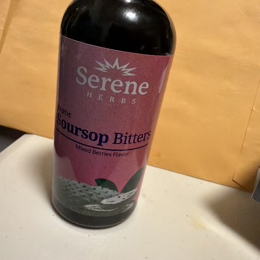 Soursop Bitters Pure 16 oz 100% Natural Detox Herb