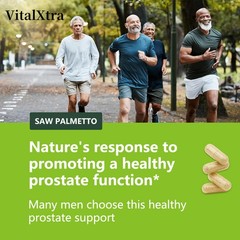 Saw palmetto herbal complex supplement protects prostate health & nourishes hair