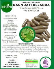 [idHerb] CAPSULES Guazuma Ulmifolia D.Jati Belanda Natural Organic Herbal Herbs