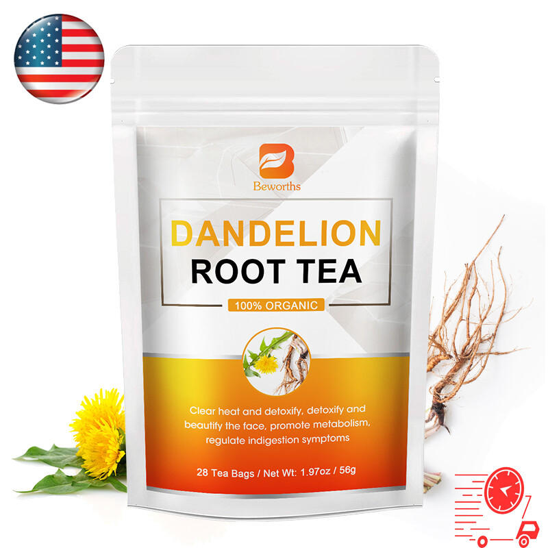 Dandelion Root Tea Bags Organic Tea Bags Support Liver Digestion Health 28Counts