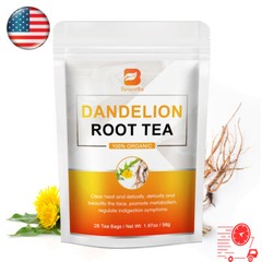 Dandelion Root Tea Bags Organic Tea Bags Support Liver Digestion Health 28Counts