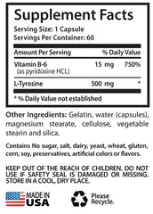 immune support adults – L-TYROSINE 500MG – vitamin b6 complex 1B
