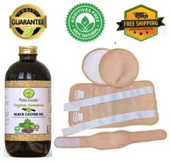 Castor Oil Pack 4 piece (Organic Cotton)