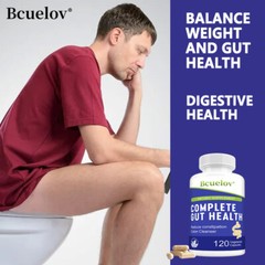 Complete Gut Health Capsules Reduce Constipation Bloating Relief Colon Cleanser