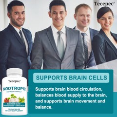 Nootropics Brain Supplement Brain Memory Focus Cognitive Function 120 Pills