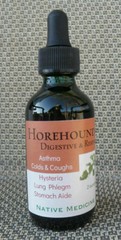 Horehound Tincture: Coughs, Phlegm, Digestion, Appetite, Asthma & Bloating 2 oz.