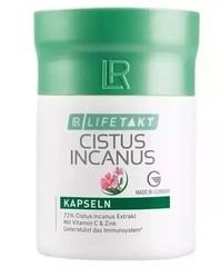 LR Lifetakt Cistus Incanus Throat Kapseln Vitamins C and E 60 pcs