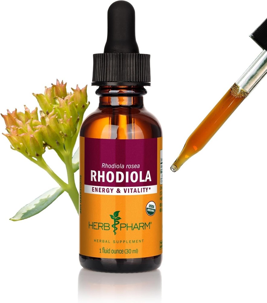 Herb Pharm Rhodiola 1 FL Oz Energy & Vitality FREE SHIPPING