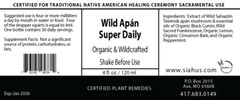 Native American Certified Shiaqga Mushroom Super Concentrate 4oz