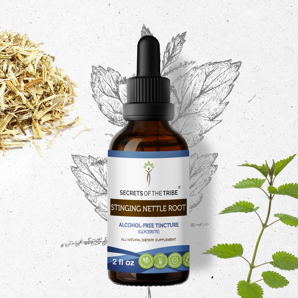 Secrets Of The Tribe Stinging Nettle Root Tincture Alcohol-FREE