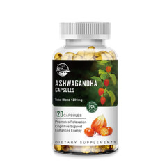 KSM-66 Ashwagandha 1200 Mg – Balance Mood, Reduce Stress,Increase Stamina