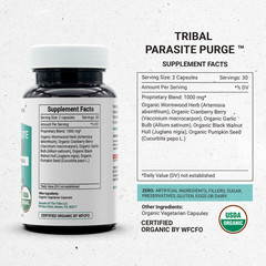 Secrets Of The Tribe Tribal Parasite Purge Capsules, 500 mg