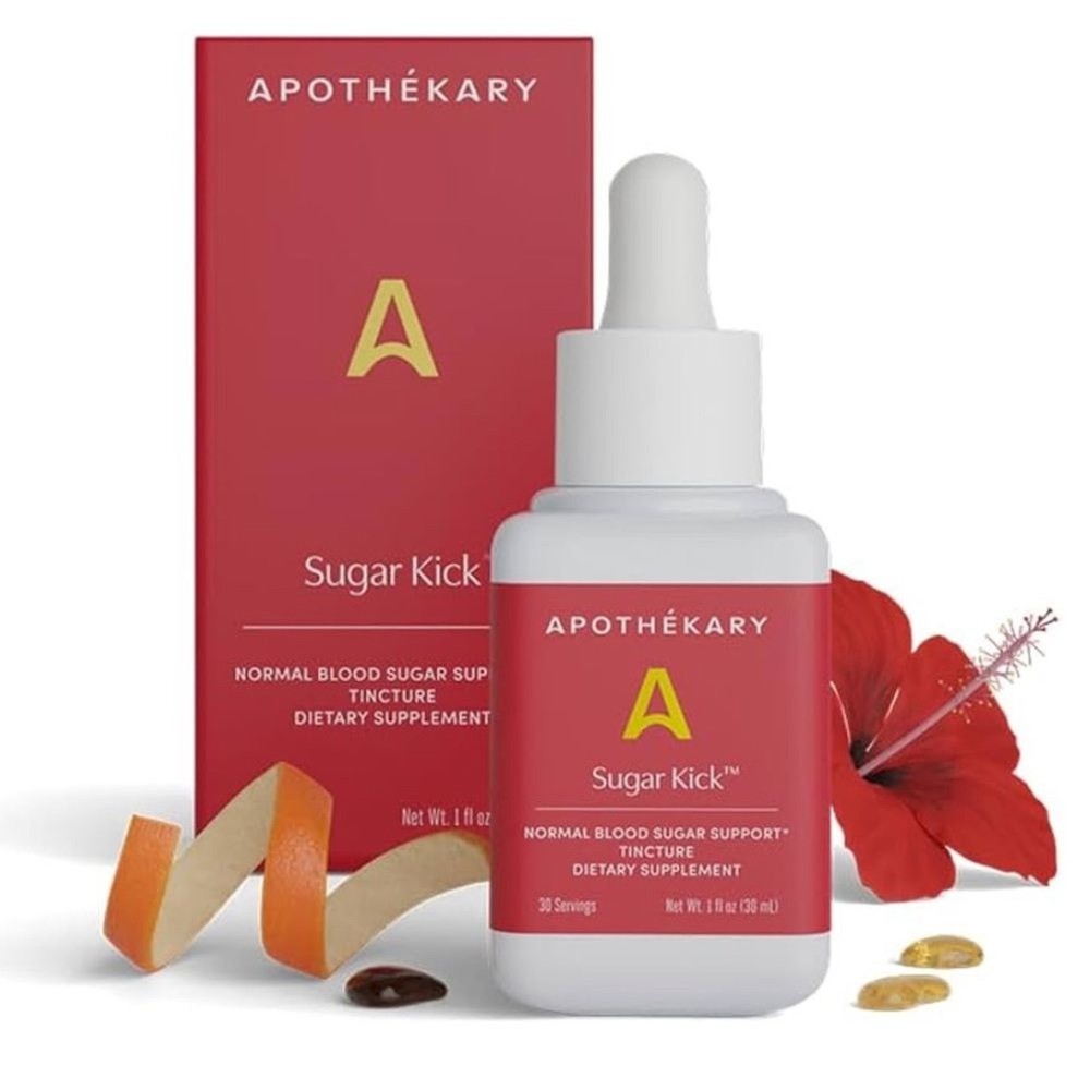 Apothekary Sugar Kick Herbal Liquid Drops Digestive Support Metabolic Support