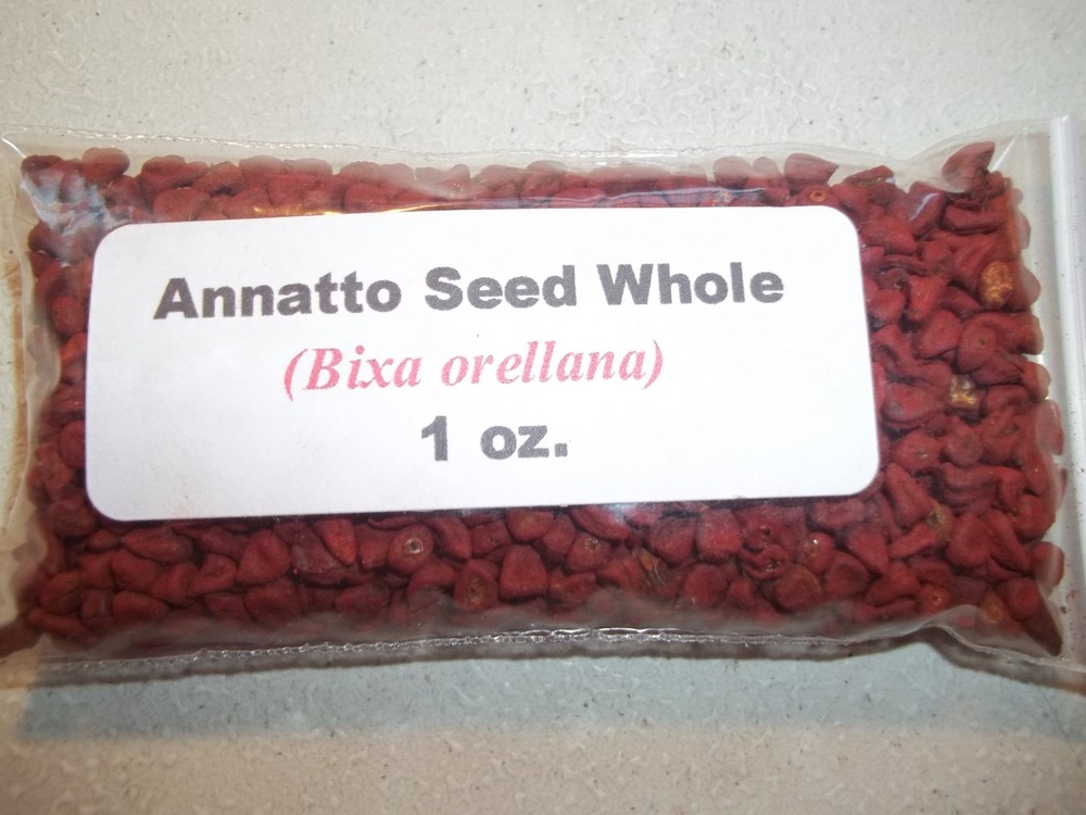 1 oz. Annatto Seed Whole (Bixa orellana)