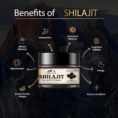 100% PURE Ayurvedic, Original and Pure Shelajit/Shelajeet Resin 20 GM