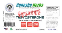 SYNERGY ULTIMATE TESTOSTERON BOOSTER (PINE POLLEN & NETTLE ROOT) TINCTURE 2 oz
