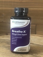 Life Seasons Breathe-X Allergy and Sinus Support 90 caps – Exp 7/26+